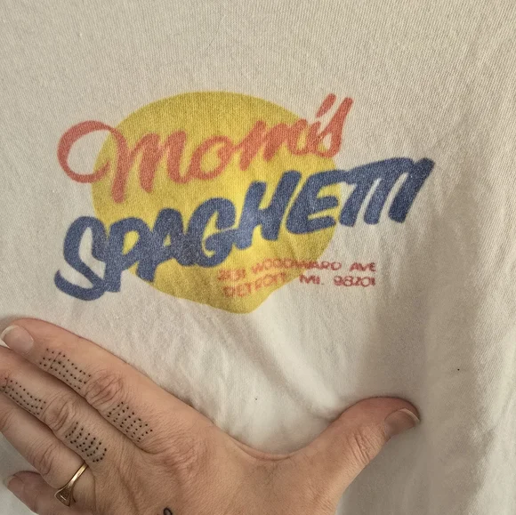 🧡 B2G1 DIY Mom's Spaghetti Eminem tribute shirt Detroit mens undershirt v-neck - Picture 2 of 3